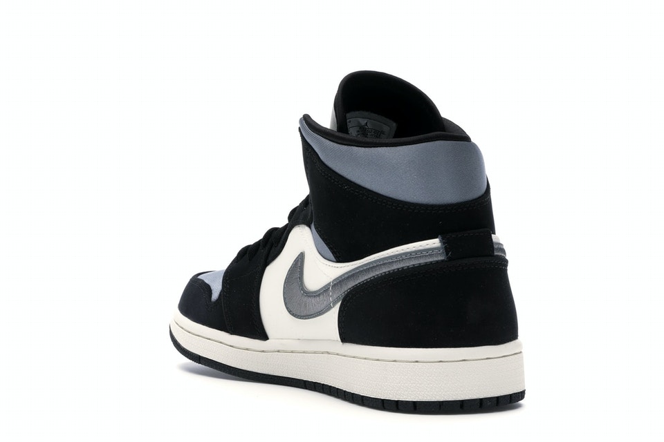 AJ 1 Mid Satin Grey Toe